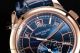 swiss replica Patek Philippe Complications Annual Calendar 5905 blue dial rose gold watch (3)_th.jpg